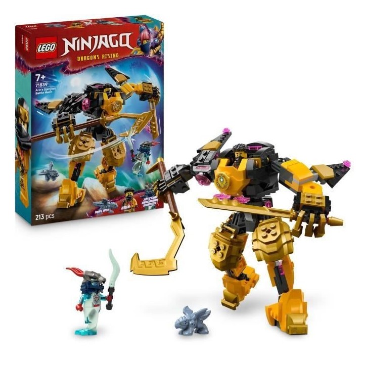 LEGO NINJAGO 71839 Le Robot De Spinjitzu d'Arin - Jeu De Construction Pour Garçon 7 Ans LEGO NINJAGO 71839 Le Robot De Spinjitzu d'Arin - Jeu De Construction Pour Garçon 7 Ans