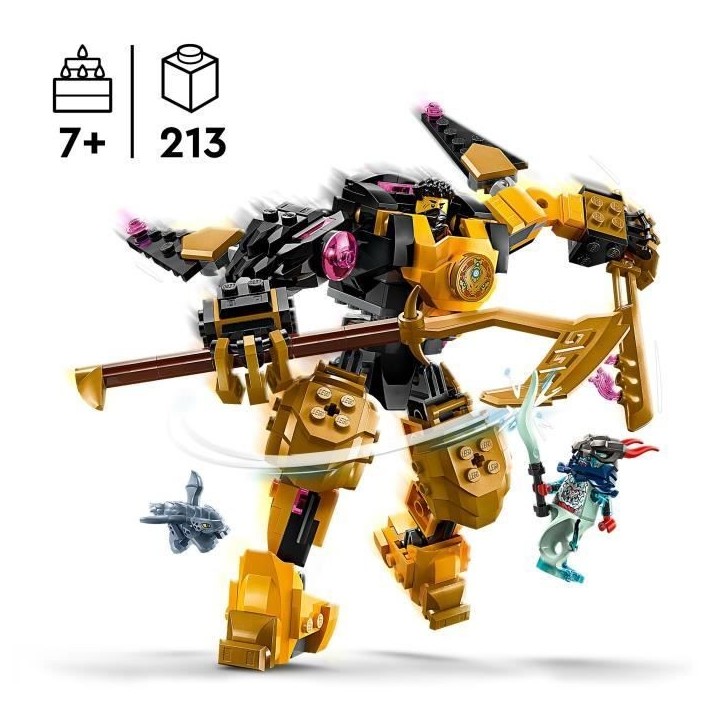 LEGO NINJAGO 71839 Le Robot De Spinjitzu d'Arin - Jeu De Construction Pour Garçon 7 Ans LEGO NINJAGO 71839 Le Robot De Spinjitzu d'Arin - Jeu De Construction Pour Garçon 7 Ans