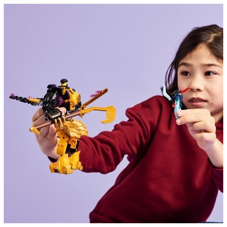 LEGO NINJAGO 71839 Le Robot De Spinjitzu d'Arin - Jeu De Construction Pour Garçon 7 Ans LEGO NINJAGO 71839 Le Robot De Spinjitzu d'Arin - Jeu De Construction Pour Garçon 7 Ans
