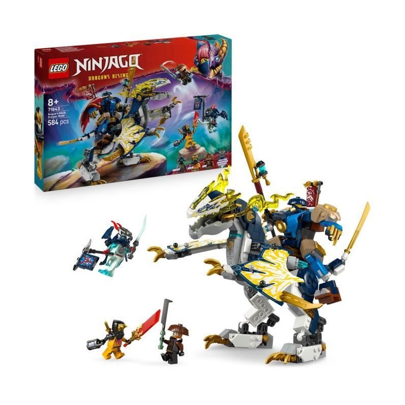 LEGO NINJAGO 71843 Le Robot Dragonnier De Rogue - Jeu De Construction