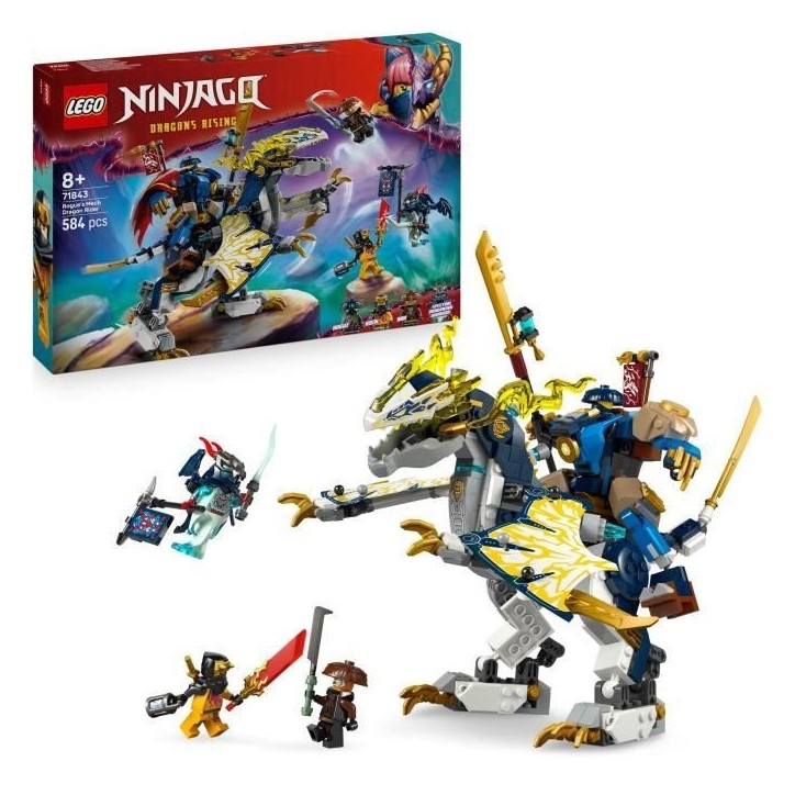 LEGO NINJAGO 71843 Le Robot Dragonnier De Rogue - Jeu De Construction Pour Garçon 8 Ans LEGO NINJAGO 71843 Le Robot Dragonnier De Rogue - Jeu De Construction Pour Garçon 8 Ans