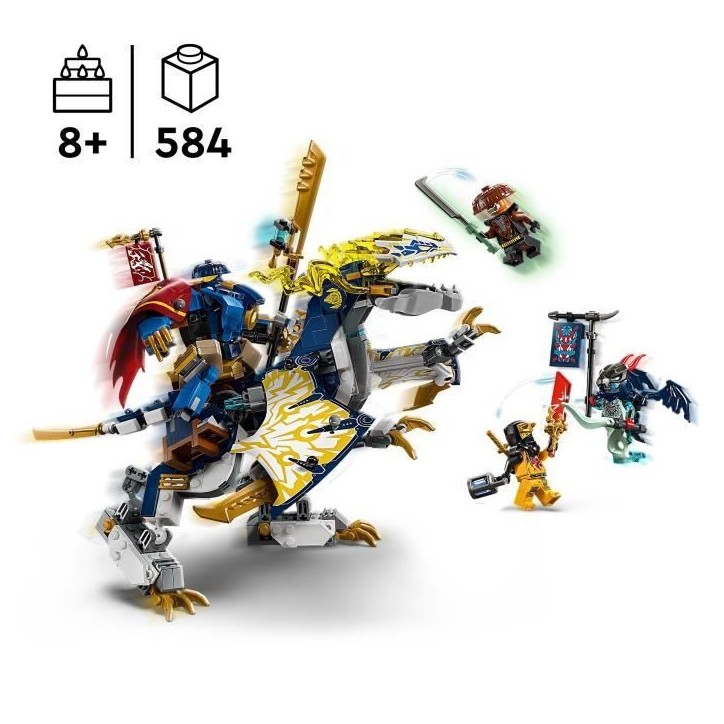 LEGO NINJAGO 71843 Le Robot Dragonnier De Rogue - Jeu De Construction Pour Garçon 8 Ans LEGO NINJAGO 71843 Le Robot Dragonnier De Rogue - Jeu De Construction Pour Garçon 8 Ans