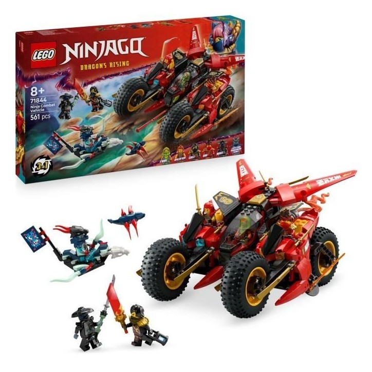 LEGO NINJAGO 71844 Le Véhicule De Combat Des Ninjas - Jeu De Construction Garçon Des 8 Ans LEGO NINJAGO 71844 Le Véhicule De Combat Des Ninjas - Jeu De Construction Garçon Des 8 Ans