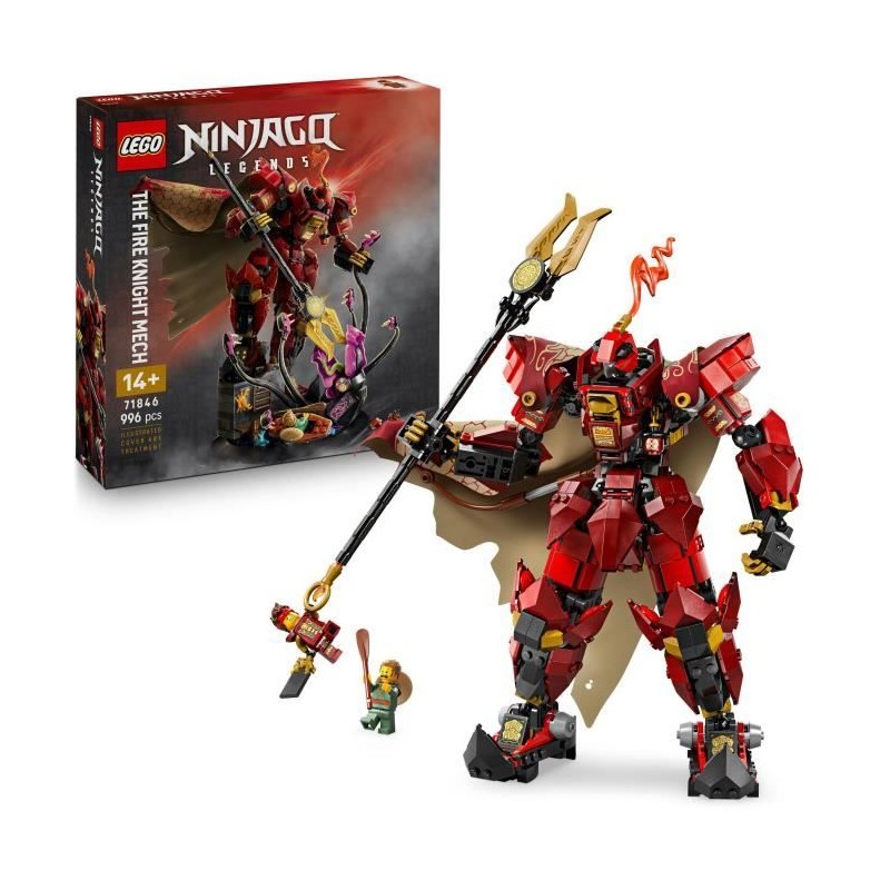 LEGO NINJAGO 71846 Le Robot du Chevalier de Feu - Jeu de Construction LEGO NINJAGO 71846 Le Robot du Chevalier de Feu - Jeu de Construction