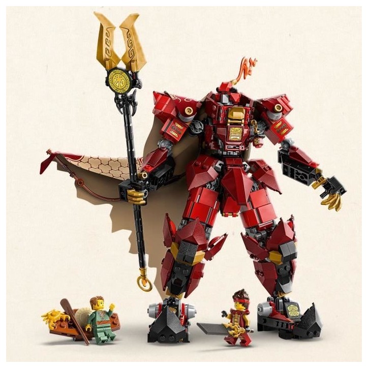LEGO NINJAGO 71846 Le Robot du Chevalier de Feu - Jeu de Construction Garçon 14 Ans - Kai LEGO NINJAGO 71846 Le Robot du Chevalier de Feu - Jeu de Construction Garçon 14 Ans - Kai