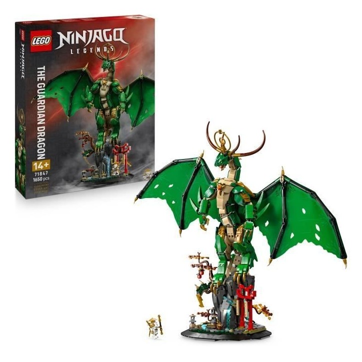 LEGO NINJAGO 71847 Le Dragon Gardien - Jeu de Construction de Figurine - Garçon des 14 Ans