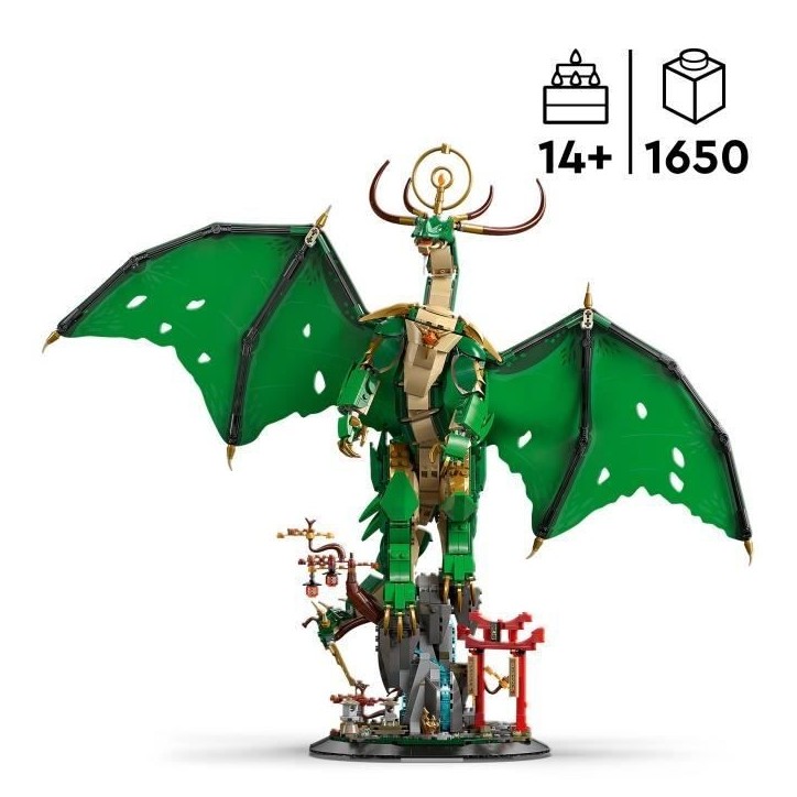 LEGO NINJAGO 71847 Le Dragon Gardien - Jeu de Construction de Figurine - Garçon des 14 Ans