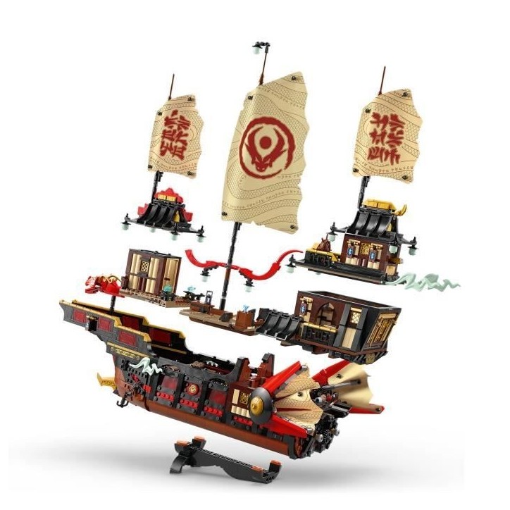 LEGO NINJAGO 71848 Le Temple Bounty - Jeu de construction pour garçon des 14 ans - Bateau LEGO NINJAGO 71848 Le Temple Bounty - Jeu de construction pour garçon des 14 ans - Bateau
