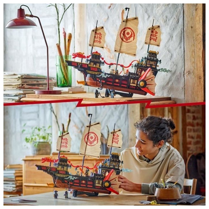LEGO NINJAGO 71848 Le Temple Bounty - Jeu de construction pour garçon des 14 ans - Bateau LEGO NINJAGO 71848 Le Temple Bounty - Jeu de construction pour garçon des 14 ans - Bateau