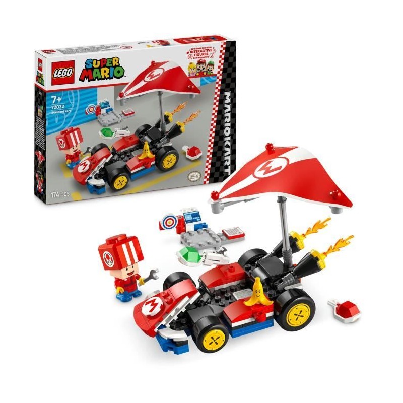 LEGO Super Mario 72032 Mario Kart – Kart standard - Jouet voiture po