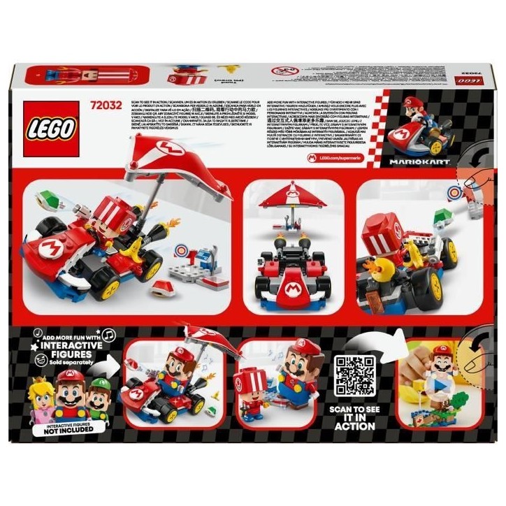 LEGO Super Mario 72032 Mario Kart – Kart standard - Jouet voiture pour enfants des 7 ans LEGO Super Mario 72032 Mario Kart – Kart standard - Jouet voiture pour enfants des 7 ans