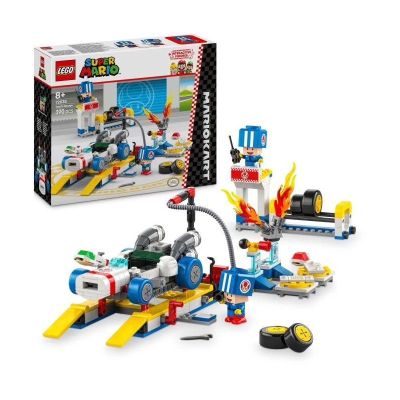 LEGO Super Mario 72035 Mario Kart – Garage de Toad - Jouet Nintendo LEGO Super Mario 72035 Mario Kart – Garage de Toad - Jouet Nintendo