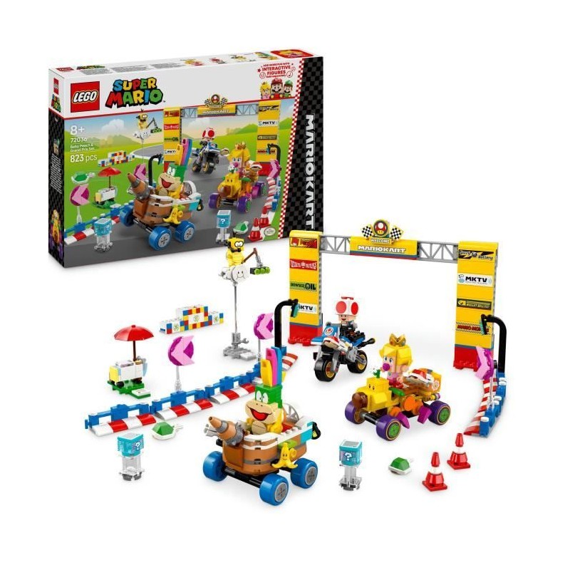 LEGO Super Mario 72036 Mario Kart – Bébé Peach et ensemble de gran LEGO Super Mario 72036 Mario Kart – Bébé Peach et ensemble de gran