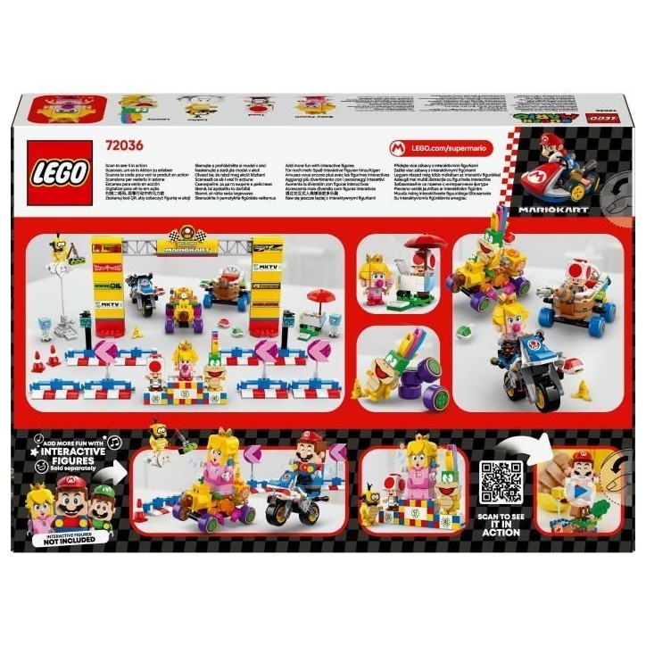 LEGO Super Mario 72036 Mario Kart – Bébé Peach et ensemble de grand prix - Jouet moto LEGO Super Mario 72036 Mario Kart – Bébé Peach et ensemble de grand prix - Jouet moto