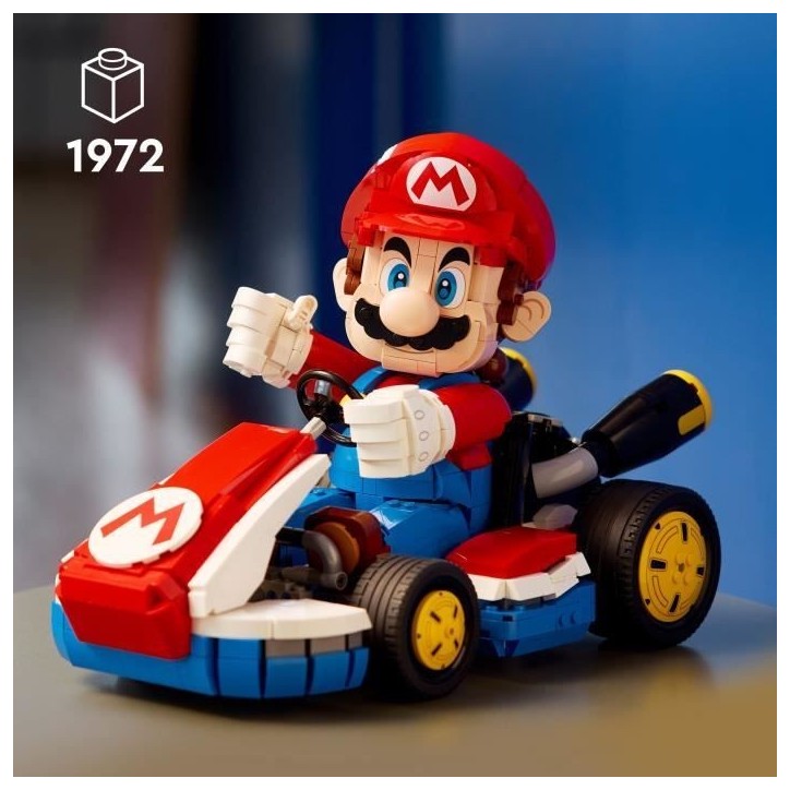 LEGO Mario Kart 72037 Mario Et Kart Standard - Set De Construction Pour Adulte – Figurine
