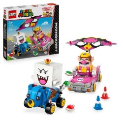 LEGO Super Mario 72038 Mario Kart – Wario et Roi Boo - Jeu de Constr