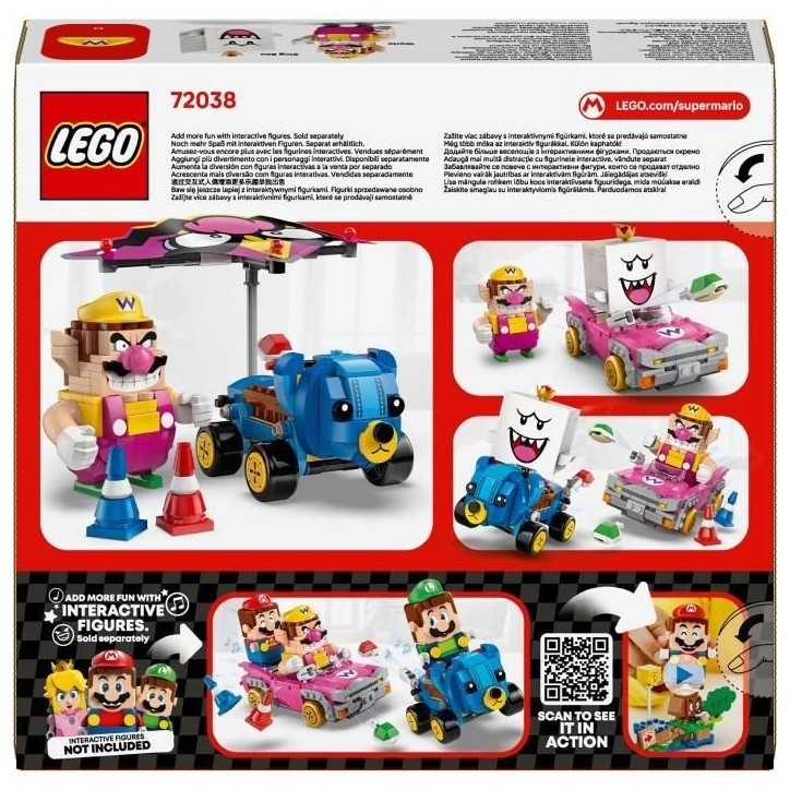 LEGO Super Mario 72038 Mario Kart – Wario et Roi Boo - Jeu de Construction des 8 ans LEGO Super Mario 72038 Mario Kart – Wario et Roi Boo - Jeu de Construction des 8 ans