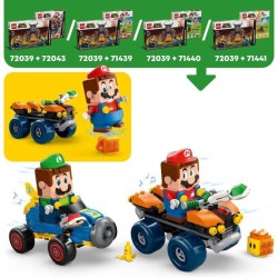 LEGO Super Mario 72039 Mario Kart – Château de Bowser - Jeu de Cons