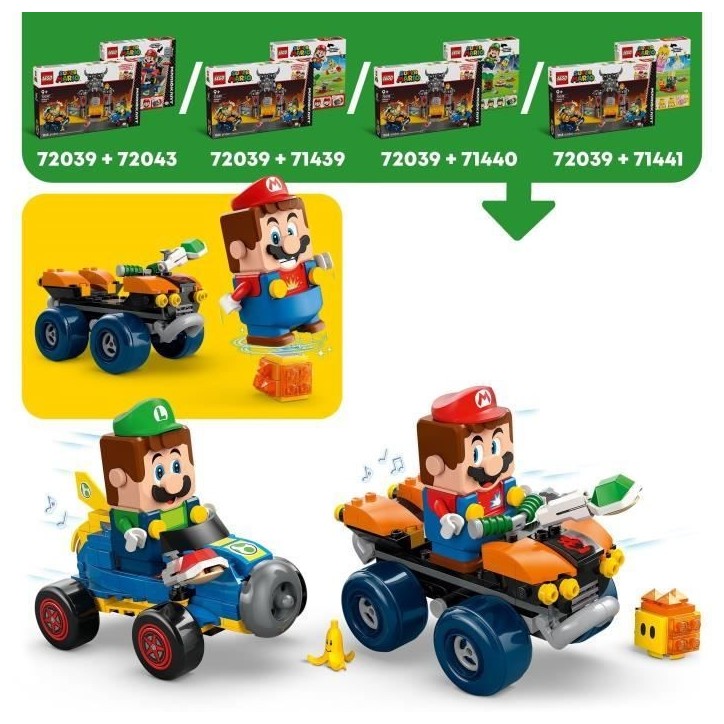 LEGO Super Mario 72039 Mario Kart – Château de Bowser - Jeu de Construction des 9 ans LEGO Super Mario 72039 Mario Kart – Château de Bowser - Jeu de Construction des 9 ans