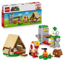LEGO Super Mario 72040 Campement du Capitaine Toad - Jouet de Construc