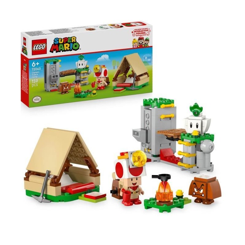 LEGO Super Mario 72040 Campement du Capitaine Toad - Jouet de Construc LEGO Super Mario 72040 Campement du Capitaine Toad - Jouet de Construc