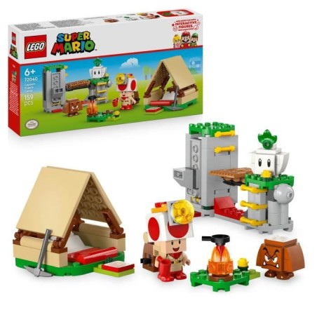 LEGO Super Mario 72040 Campement du Capitaine Toad - Jouet de Construc