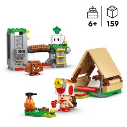 LEGO Super Mario 72040 Campement du Capitaine Toad - Jouet de Construc