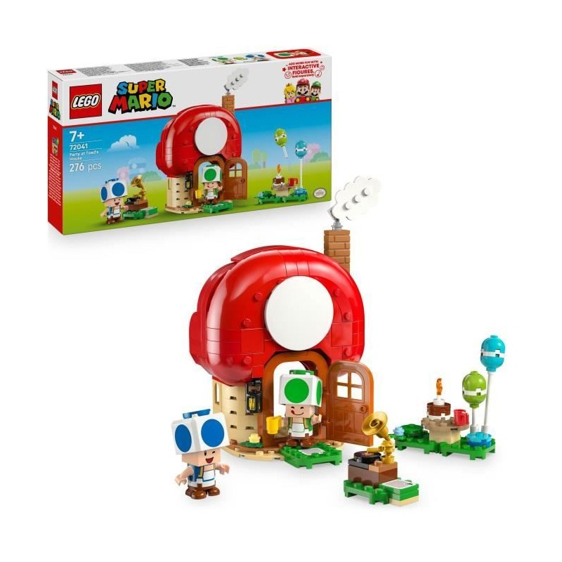 LEGO Super Mario 72041 Fete chez les Toads - Jeu de Construction enfan LEGO Super Mario 72041 Fete chez les Toads - Jeu de Construction enfan