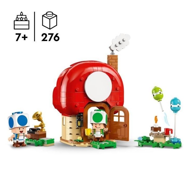 LEGO Super Mario 72041 Fete chez les Toads - Jeu de Construction enfant des 7 ans LEGO Super Mario 72041 Fete chez les Toads - Jeu de Construction enfant des 7 ans