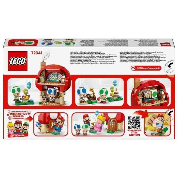 LEGO Super Mario 72041 Fete chez les Toads - Jeu de Construction enfant des 7 ans LEGO Super Mario 72041 Fete chez les Toads - Jeu de Construction enfant des 7 ans