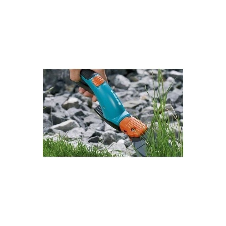 GARDENA Cisailles a gazon orientable Comfort – Lames ondulées 360° – Patin de guidage – Revetement antiadhérence GARDENA Cisailles a gazon orientable Comfort – Lames ondulées 360° – Patin de guidage – Revetement antiadhérence