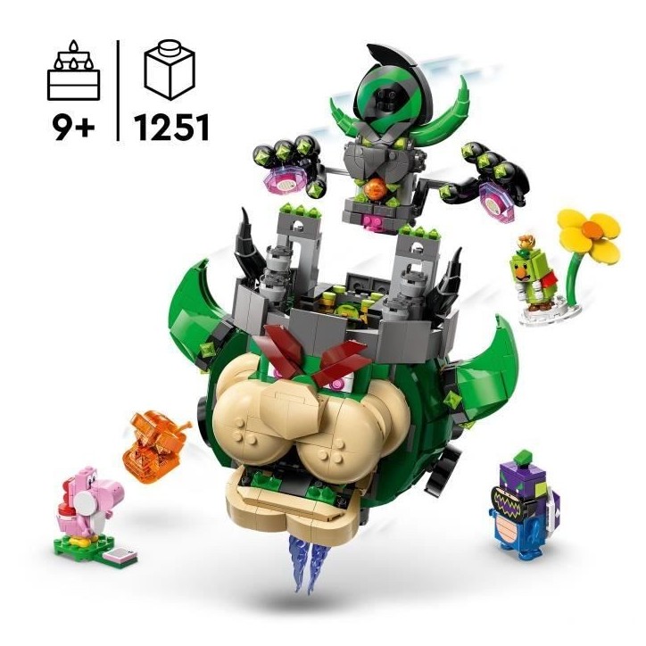 LEGO Super Mario 72042 Prince Florian et Château de Bowser - Jeu enfant des 9 ans LEGO Super Mario 72042 Prince Florian et Château de Bowser - Jeu enfant des 9 ans