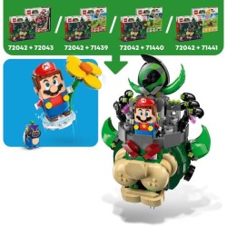 LEGO Super Mario 72042 Prince Florian et Château de Bowser - Jeu enfa
