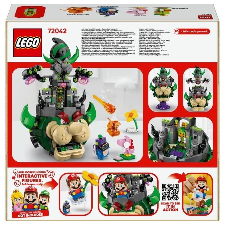 LEGO Super Mario 72042 Prince Florian et Château de Bowser - Jeu enfant des 9 ans LEGO Super Mario 72042 Prince Florian et Château de Bowser - Jeu enfant des 9 ans