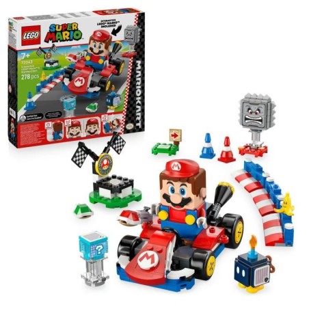 LEGO Mario Kart 72043 Mario Interactif et Kart Standard - Jouet enfant