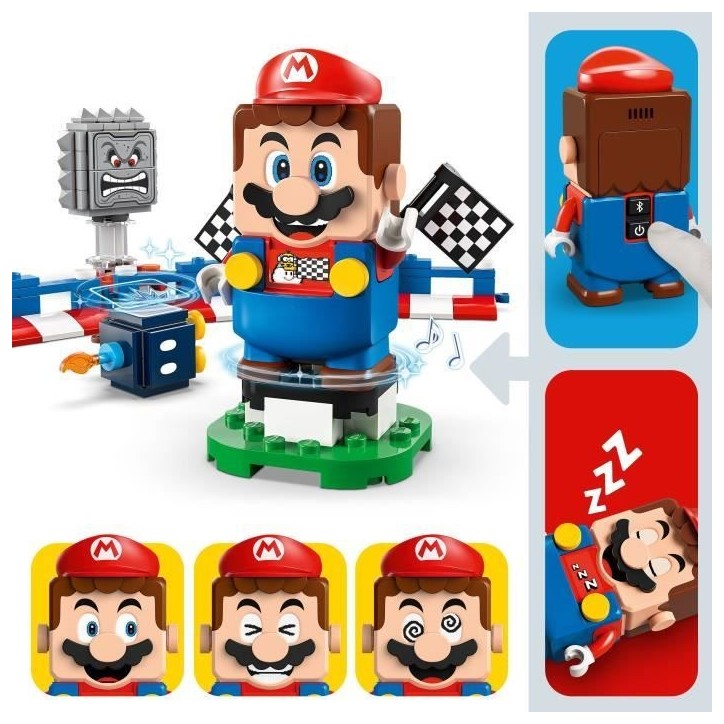 LEGO Mario Kart 72043 Mario Interactif et Kart Standard - Jouet enfant des 7 ans LEGO Mario Kart 72043 Mario Interactif et Kart Standard - Jouet enfant des 7 ans