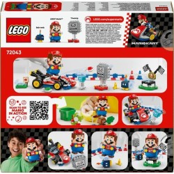 LEGO Mario Kart 72043 Mario Interactif et Kart Standard - Jouet enfant