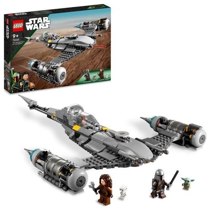 LEGO Star Wars : Le livre de Boba Fett - Le chasseur N-1 du Mandalorien 75325 - Jeu de construction pour les enfants des 9 ans
