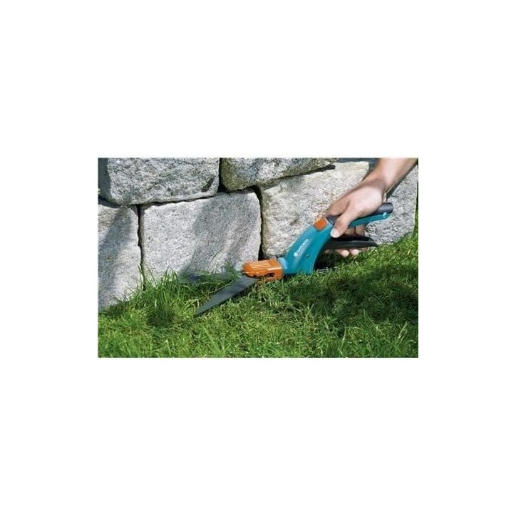 GARDENA Cisailles a gazon orientable Comfort – Lames ondulées 360° – Patin de guidage – Revetement antiadhérence GARDENA Cisailles a gazon orientable Comfort – Lames ondulées 360° – Patin de guidage – Revetement antiadhérence