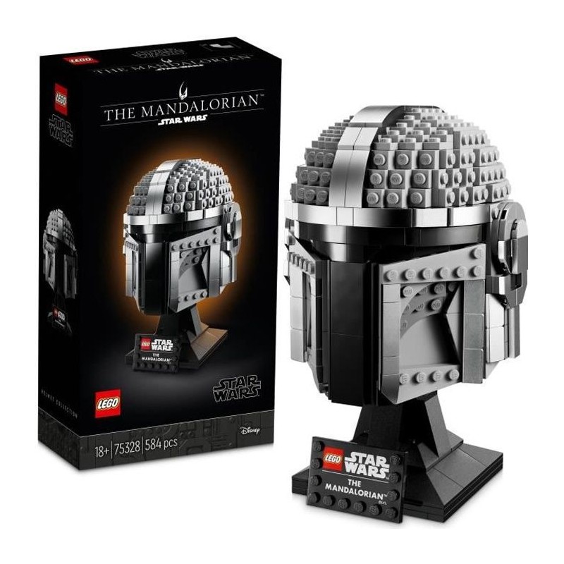 LEGO 75328 Star Wars Le Casque Du Mandalorien Maquette de Collection a