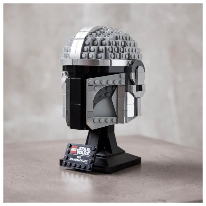 LEGO 75328 Star Wars Le Casque Du Mandalorien Maquette de Collection a Construire, Décoration et Cadeau Pour Adultes LEGO 75328 Star Wars Le Casque Du Mandalorien Maquette de Collection a Construire, Décoration et Cadeau Pour Adultes