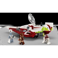 LEGO Star Wars 75333 Le Chasseur Jedi d'Obi-Wan Kenobi, Jouet, Figurin