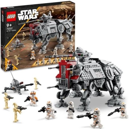 LEGO 75337 Star Wars Le Marcheur AT-TE, Jouet, Figurines Droides de Co