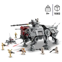 LEGO 75337 Star Wars Le Marcheur AT-TE, Jouet, Figurines Droides de Co