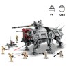LEGO 75337 Star Wars Le Marcheur AT-TE, Jouet, Figurines Droides de Co