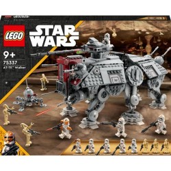 LEGO 75337 Star Wars Le Marcheur AT-TE, Jouet, Figurines Droides de Co