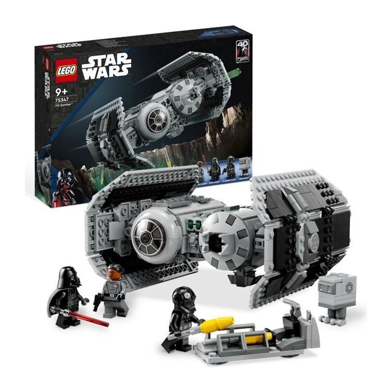 LEGO Star Wars 75347 Le Bombardier TIE, Maquette Vaisseau avec Figurin LEGO Star Wars 75347 Le Bombardier TIE, Maquette Vaisseau avec Figurin