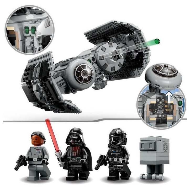 LEGO Star Wars 75347 Le Bombardier TIE, Maquette Vaisseau avec Figurine de Droide Gonk LEGO Star Wars 75347 Le Bombardier TIE, Maquette Vaisseau avec Figurine de Droide Gonk