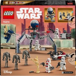 LEGO 75372 Star Wars Pack de Combat des Clone Troopers et Droides de C