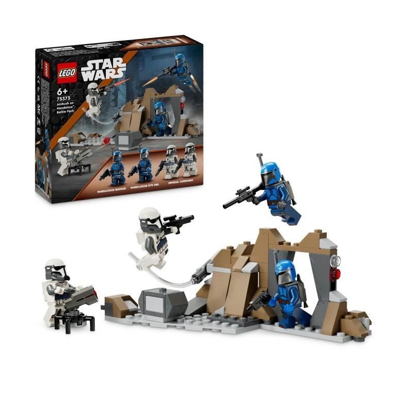 LEGO Star Wars 75373 Pack de combat de l'embuscade sur Mandalore - Jou LEGO Star Wars 75373 Pack de combat de l'embuscade sur Mandalore - Jou